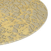 Gouden Marmering: Grunge Textuur Ontwerp Snijplank (Hoek)