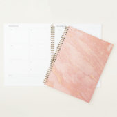 Gouden marmerpatroon planner (Display)