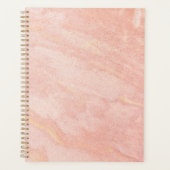 Gouden marmerpatroon planner (Voorkant)