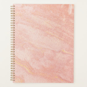 Gouden marmerpatroon planner