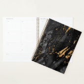 Gouden marmerpatroon planner (Display)