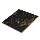 Gouden marmerpatroon tegeltje (Zijkant)