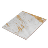 Gouden marmerpatroon tegeltje (Zijkant)