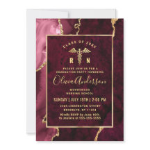 Gouden Maroon Verpleegsterschool RN Afstudeerfeest