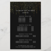 Gouden Marquee Prijzen & Diensten Flyer (Voorkant)