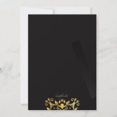 Gouden Marquee Uitnodiging (Achterkant)