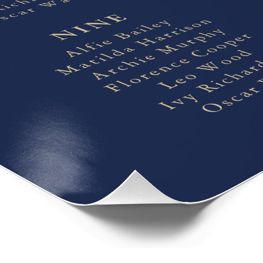 Gouden Marsala Marsala Bruiloft Welkomstbord Lucy Perfect Poster (Hoek)