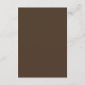 Gouden Marsh-kust Mail Back Huwelijks RSVP Kaart (Achterkant)