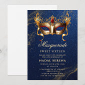 gouden masker  kaart (Voorkant / Achterkant)