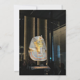 Gouden masker van Toetanchamon   Oude Egyptische f Kaart