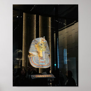 Gouden masker van Toetanchamon   Oude Egyptische f Poster