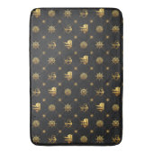 Gouden  matroos badmat (Voorkant Verticaal)