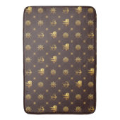 Gouden  matroos badmat (Voorkant Verticaal)