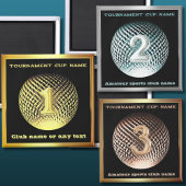 Gouden medaille 1e plaats winnaar kampioen magneet