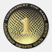 Gouden medaille, 1e plaats winnaar kampioen Sticke Magneet (Voorkant)