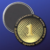 Gouden medaille, 1e plaats winnaar kampioen Sticke Magneet