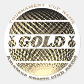 Gouden medaille, 1e plaats winnaar Sticker (Voorkant)