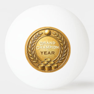 Gouden Medaille Beer Pong Toernooi Kampioenschap Pingpongbal
