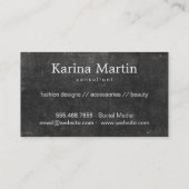 Gouden medaille | Deluxe, leisteen Visitekaartje (Achterkant)