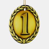 gouden medaille keramisch ornament (Rechts)