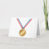 Gouden medaille Wenskaarten Kaart (Voorkant)