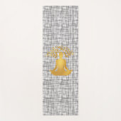 Gouden Mediterende Man met Boomtakken Yogamat (Voorkant)