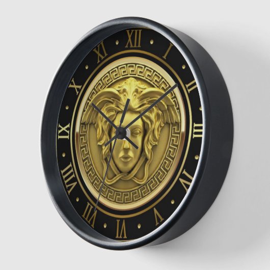 Gouden Medusa Gorgon Griekse Sleutel Romeinse cijf (Hoek)