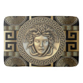 Gouden Medusa Griekse sleutel Badmat (Voorkant)