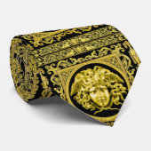 Gouden Medusa Halsband Stropdas (Opgerold)