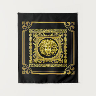 Gouden Medusa Tapijt Wandkleed