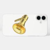 Gouden megafoon Case-Mate iPhone case (Achterkant (horizontaal))