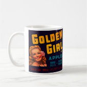 Gouden Meisje Appels Koffiemok (Links)