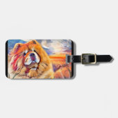 GOUDEN MEISJE chow Bagagelabel (Voorkant horizontaal)