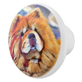 GOUDEN MEISJE Chow Keramische Pull Keramische Knop (Rechts)