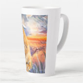 GOUDEN MEISJE chow Latte Mok (Rechterhoek)