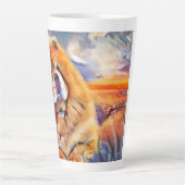 GOUDEN MEISJE chow Latte Mok (Voorkant)