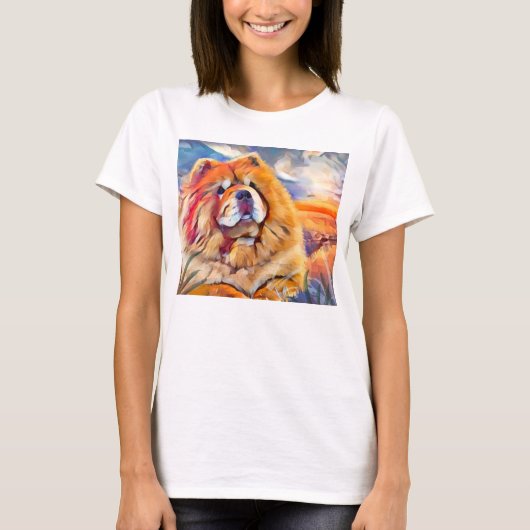 GOUDEN MEISJE chow T-shirt (Voorkant)