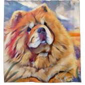 GOUDEN MEISJE douchegordijn - schaduwdoek (Voorkant)