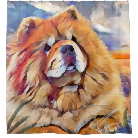 GOUDEN MEISJE douchegordijn - schaduwdoek (Voorkant)