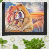 GOUDEN MEISJE keukenhanddoek (Gevouwen)