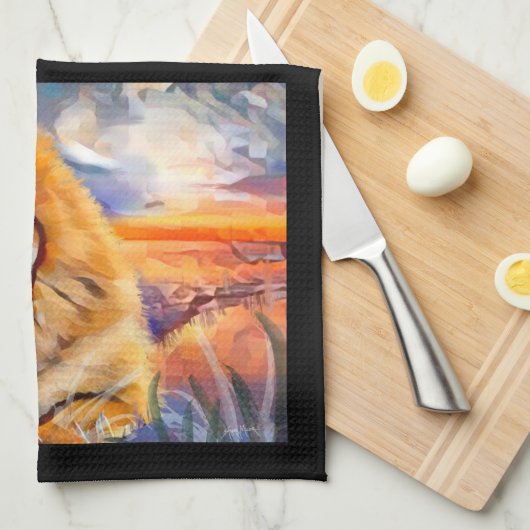 GOUDEN MEISJE keukenhanddoek (Quarter Fold)