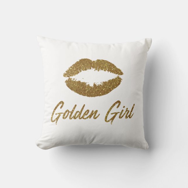 Gouden Meisje Kussen (Voorkant)