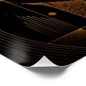 Gouden Melodie Kunstposter Perfect Poster (Hoek)
