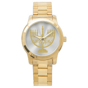 Gouden Menorah Horloge