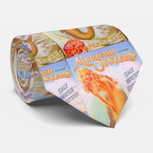 gouden mermaïde stropdas (Opgerold)