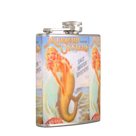 gouden mermaids heupkolf heupfles (Rechts)