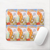 gouden mermaids mousepad muismat (Met muis)