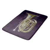 gouden messing-eufonium badmat (Gekanteld)
