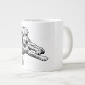 Gouden met Cosy Comic Grain Grote Koffiekop (Voorkant rechts)