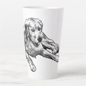 Gouden met Cosy Comic Grain Latte Mok (Voorkant)